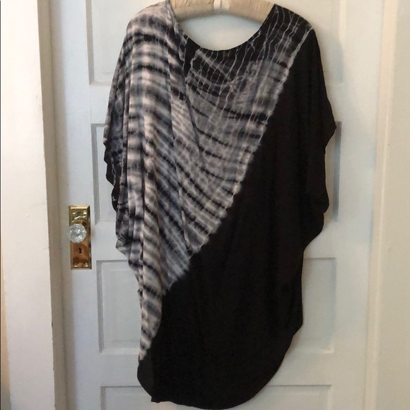 Gorgeous Tiedye Shibori Hi/Lo Top - Picture 3 of 5